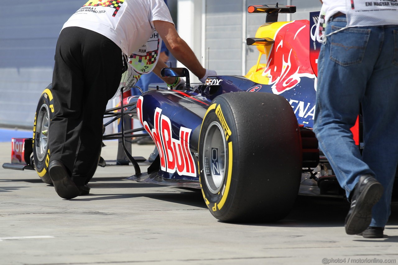 GP UNGHERIA, 28.07.2012- Qualifiche, Sebastian Vettel (GER) Red Bull Racing RB8 