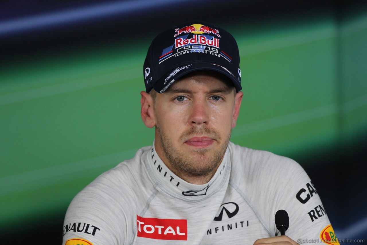 GP UNGHERIA, 28.07.2012- Conferenza Stampa, Sebastian Vettel (GER) Red Bull Racing RB8