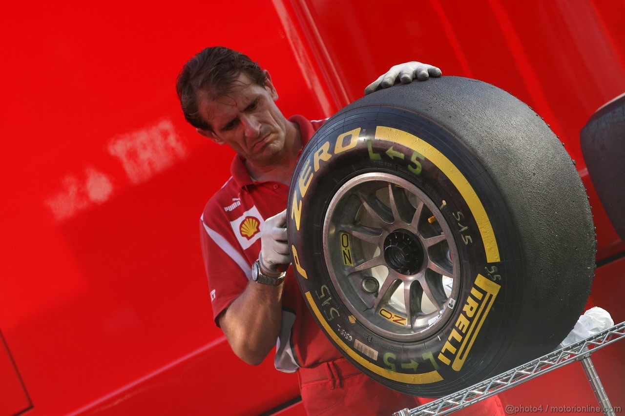 GP UNGHERIA, 28.07.2012- Pirelli Tyre