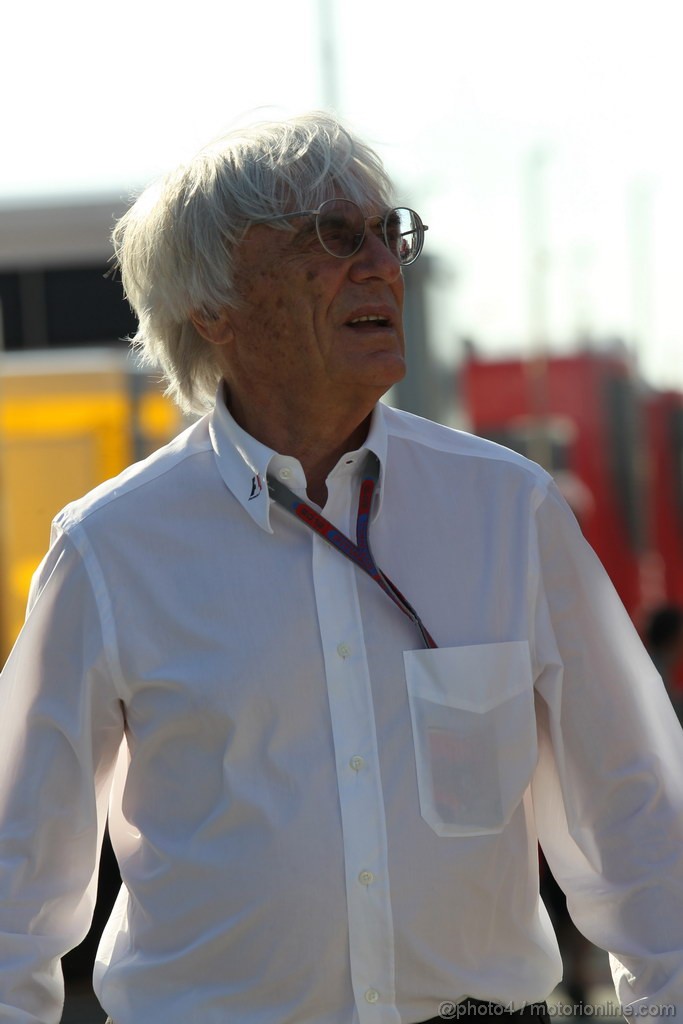 GP UNGHERIA, 28.07.2012- Bernie Ecclestone (GBR), President e CEO of Formula One Management