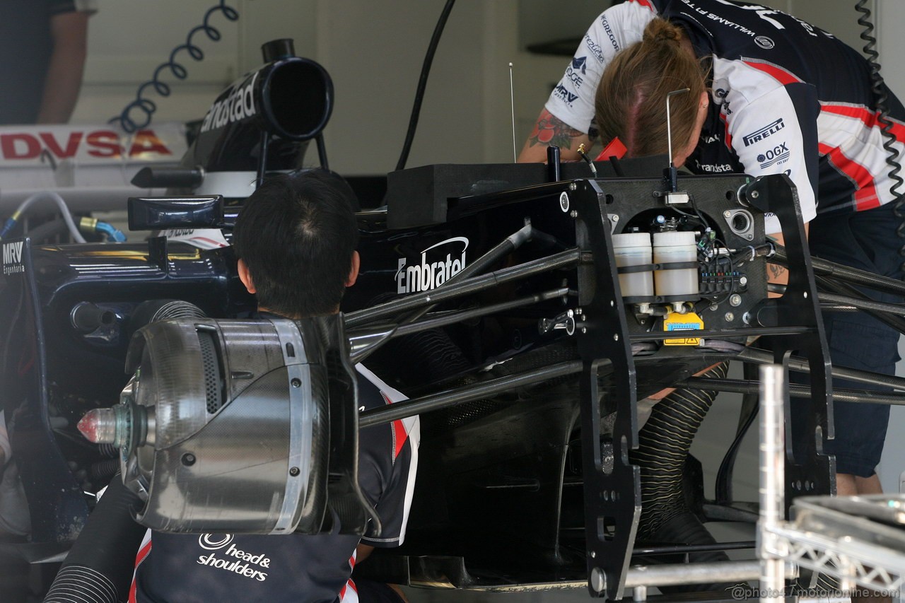 GP UNGHERIA, 28.07.2012- Williams F1 Team FW34 