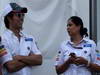 GP UNGHERIA, 28.07.2012- Sergio Prez (MEX) Sauber F1 Team C31 e Monisha Kaltenborn (AUT), Chief Executive Officer, Sauber F1 Team 