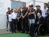 GP UNGHERIA, 28.07.2012-  Bernie Ecclestone (GBR) CEO Formula One Group (FOM), drivers e key team personnel pay their respects to the Hungarian GP Promoter Tamas Frank, who died last month.