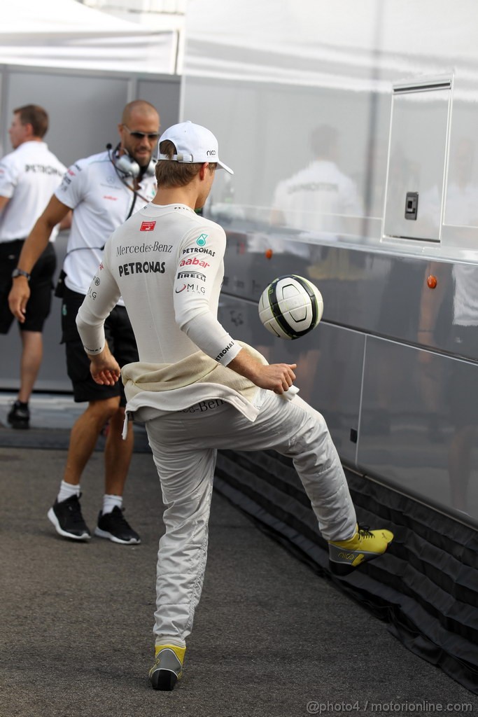 GP UNGHERIA, 27.07.2012- Nico Rosberg (GER) Mercedes AMG F1 W03