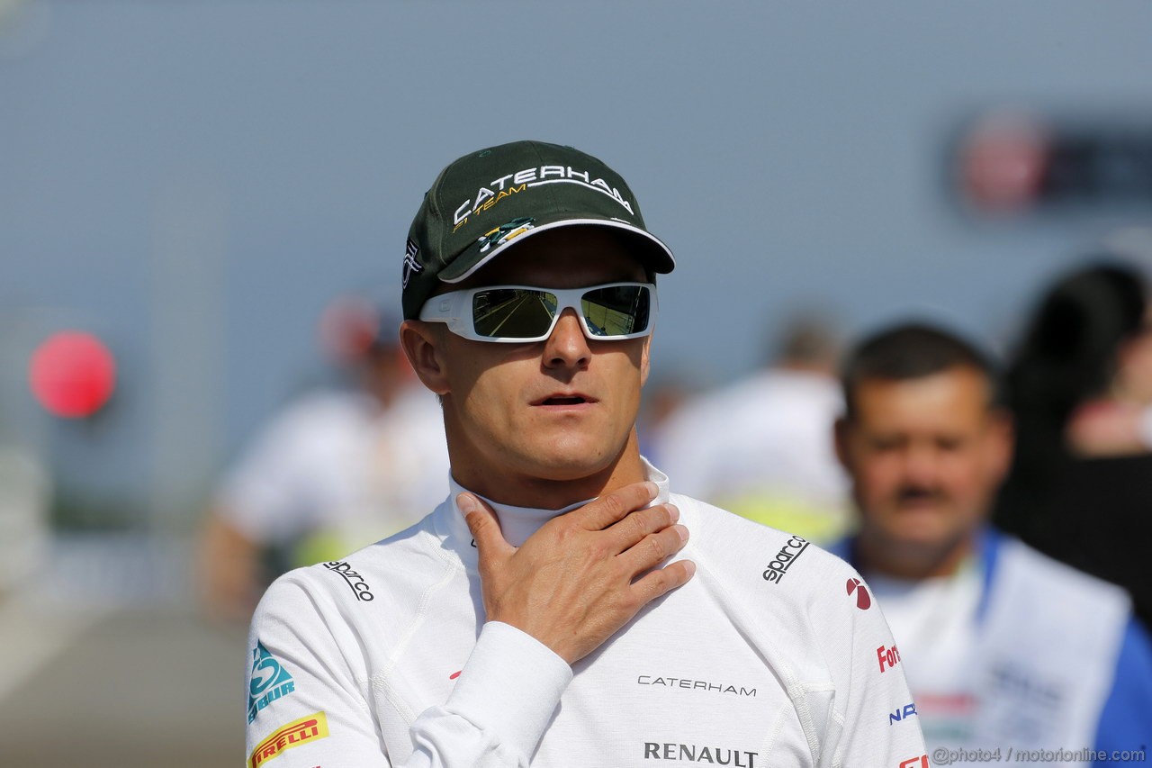 GP UNGHERIA, 27.07.2012- Prove Libere 1, Heikki Kovalainen (FIN) Caterham F1 Team CT01 