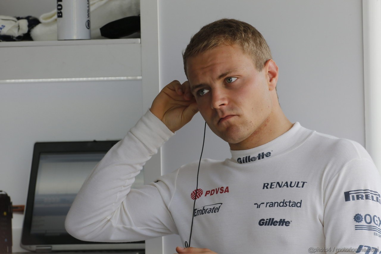 GP UNGHERIA, 27.07.2012- Prove Libere 1, Valtteri Bottas (FIN), Test Driver, Williams F1 Team 