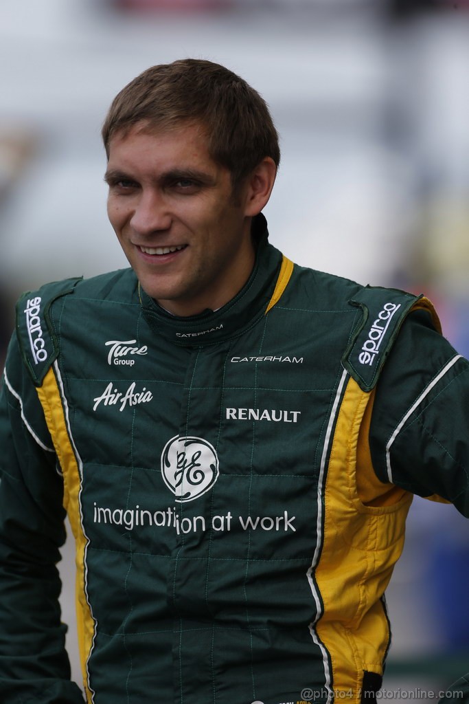 GP UNGHERIA, 27.07.2012- Prove Libere 1, Vitaly Petrov (RUS) Caterham F1 Team CT01 