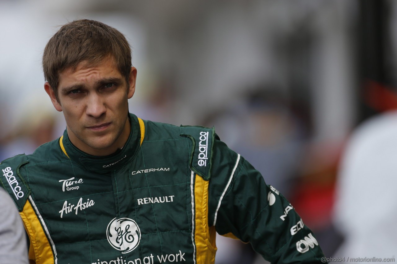 GP UNGHERIA, 27.07.2012- Prove Libere 1, Vitaly Petrov (RUS) Caterham F1 Team CT01 