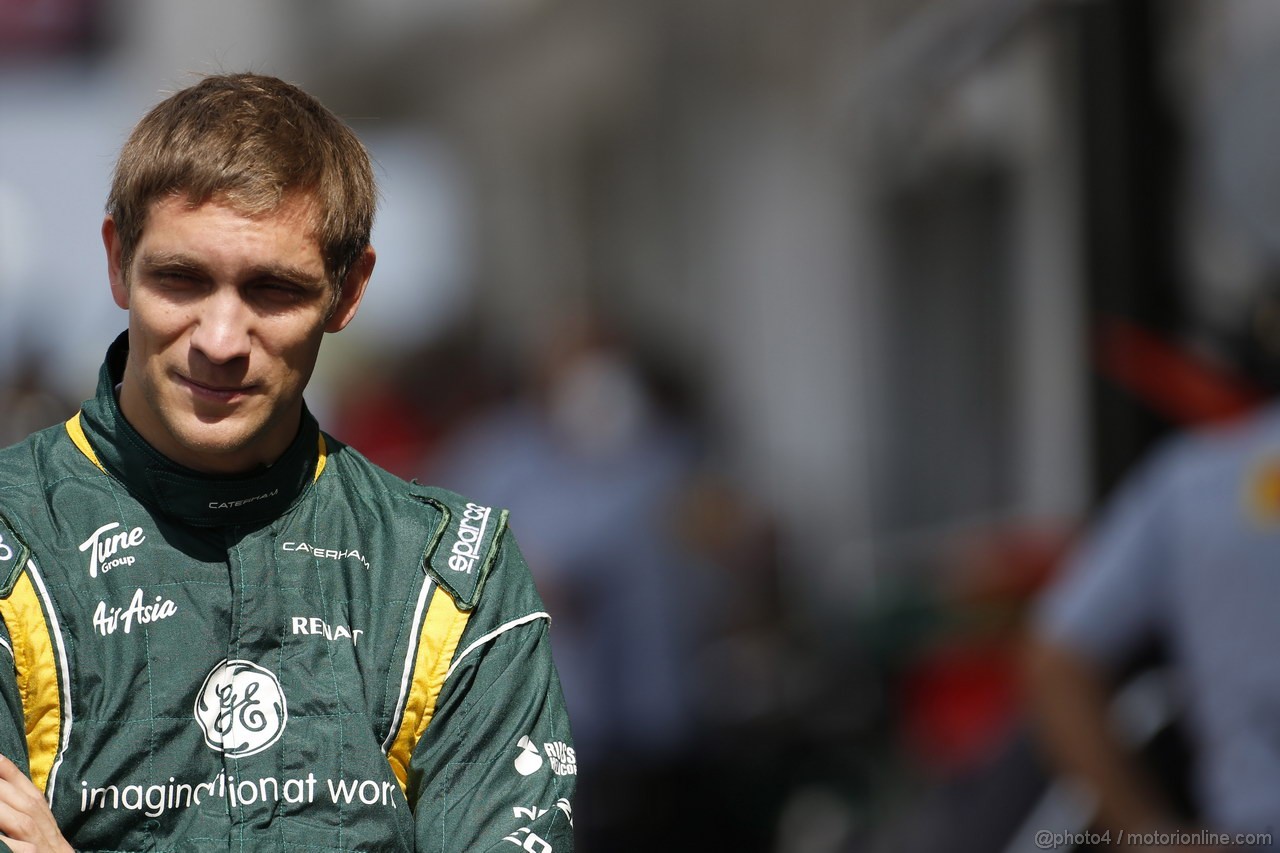 GP UNGHERIA, 27.07.2012- Prove Libere 1, Vitaly Petrov (RUS) Caterham F1 Team CT01