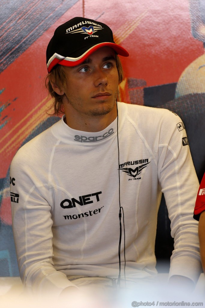 GP UNGHERIA, 27.07.2012- Prove Libere 1, Charles Pic (FRA) Marussia F1 Team MR01 