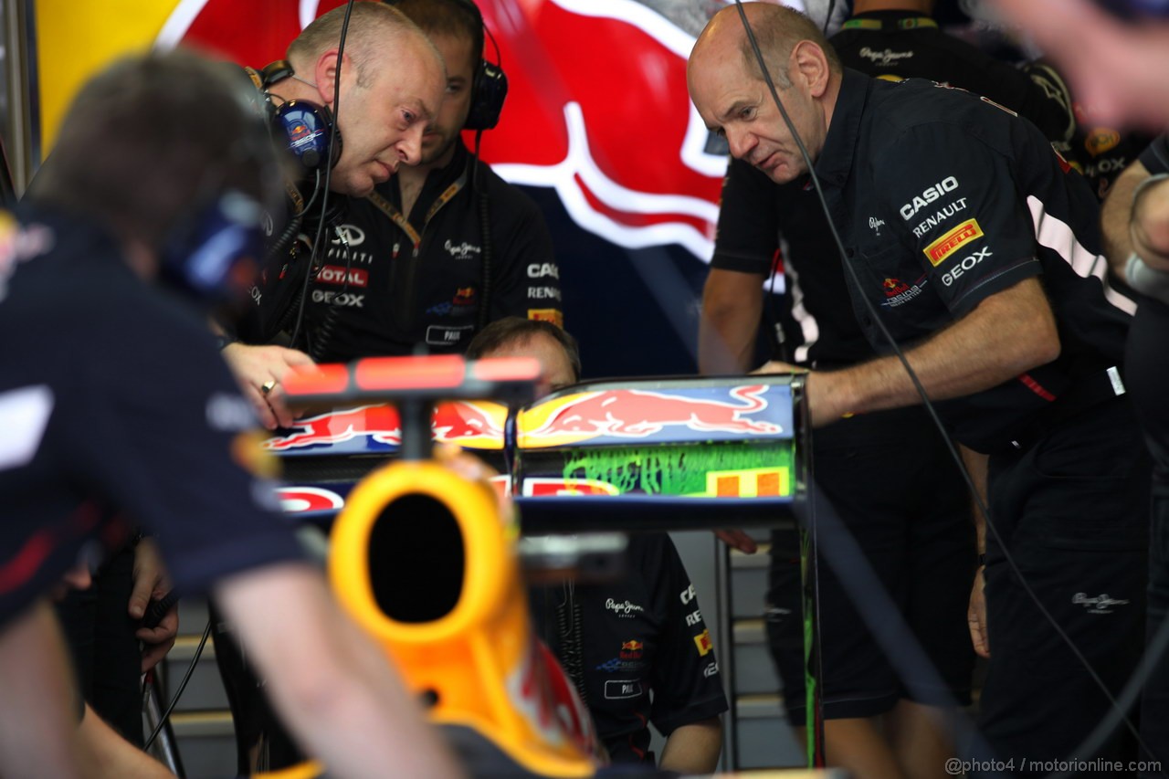 GP UNGHERIA, 27.07.2012- Prove Libere 1, Adrian Newey (GBR), Red Bull Racing , Technical Operations Director 