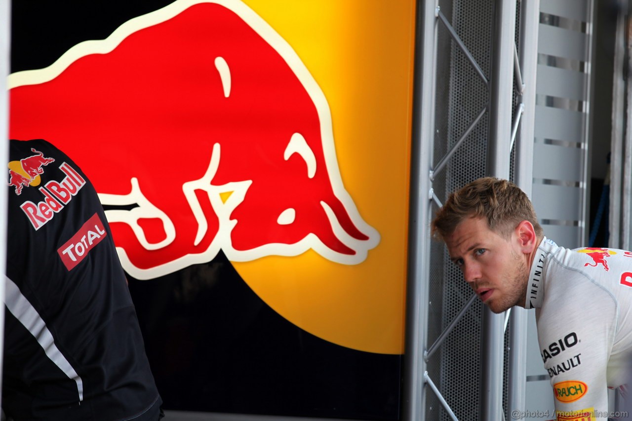 GP UNGHERIA, 27.07.2012- Prove Libere 1, Sebastian Vettel (GER) Red Bull Racing RB8