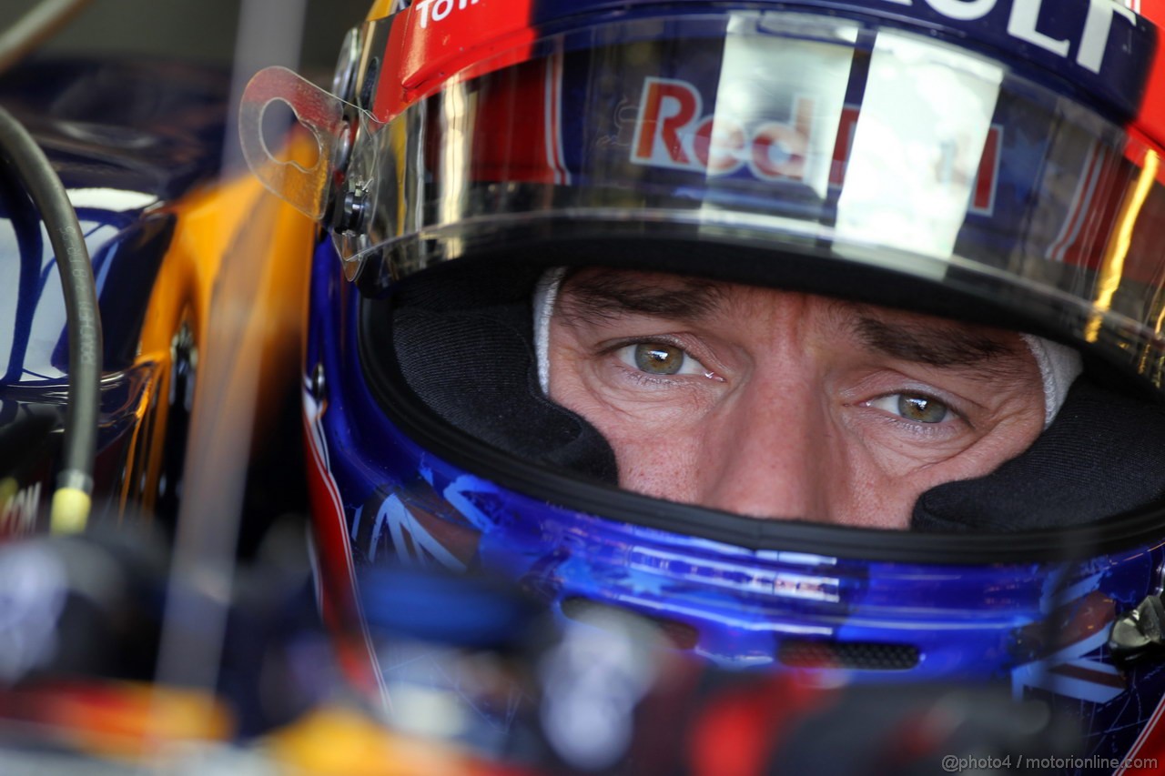 GP UNGHERIA, 27.07.2012- Prove Libere 1, Mark Webber (AUS) Red Bull Racing RB8 