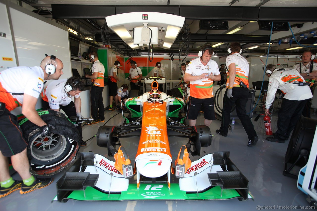 GP UNGHERIA, 27.07.2012- Prove Libere 1, Jules Bianchi (FRA), Test Driver, Sahara Force India Formula One Team VJM05 