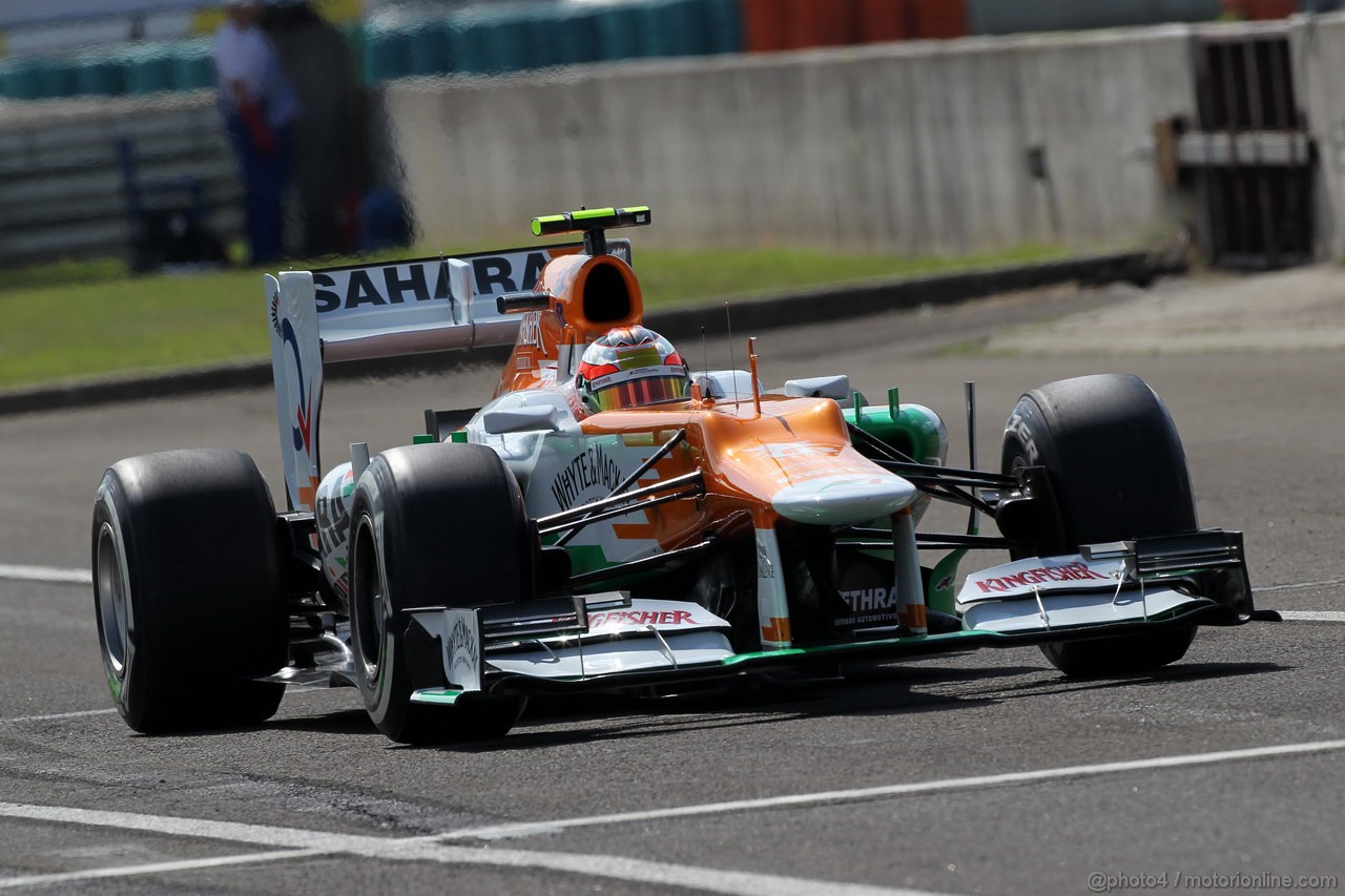 GP UNGHERIA, 27.07.2012- Prove Libere 1, Jules Bianchi (FRA), Test Driver, Sahara Force India Formula One Team VJM05 