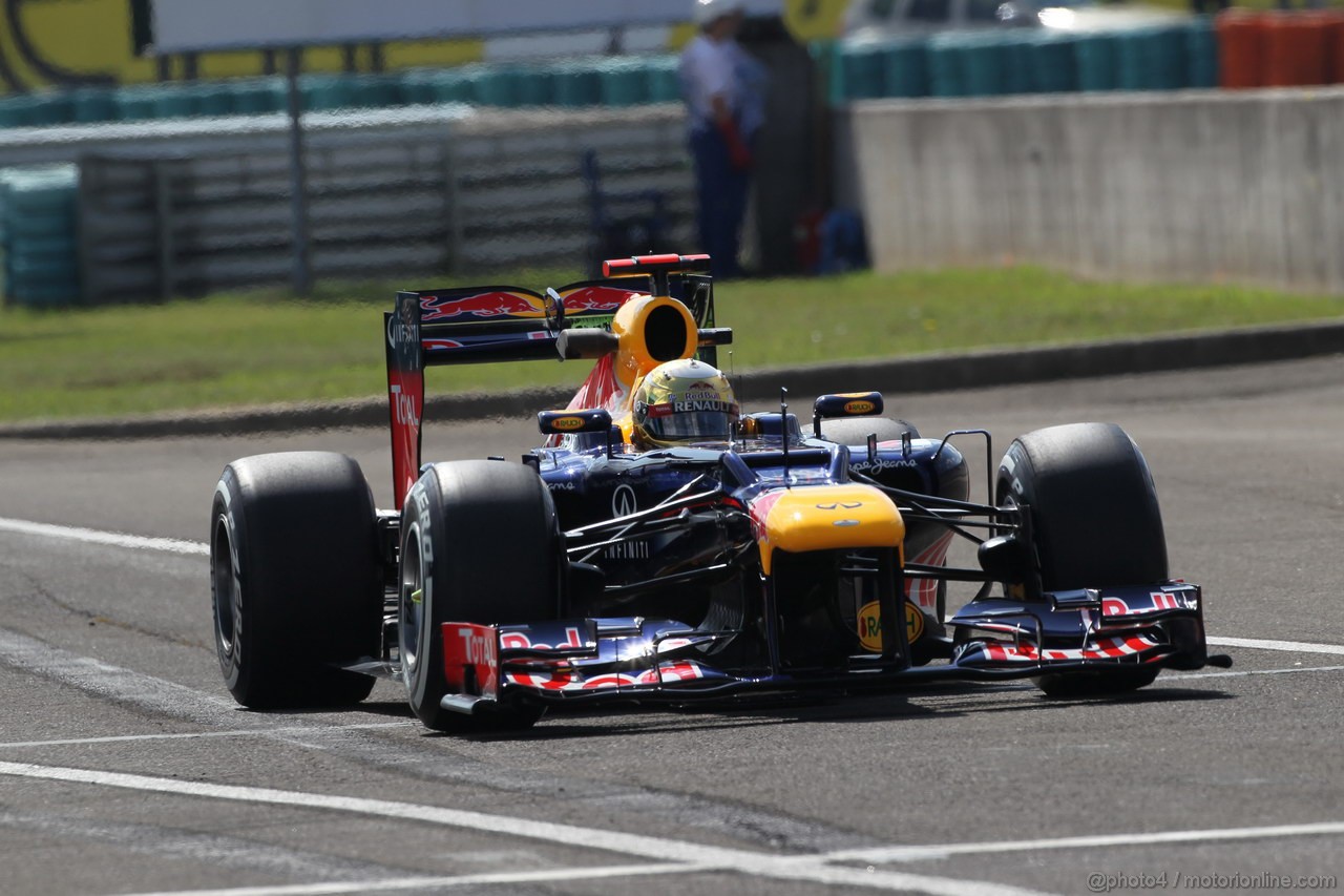 GP UNGHERIA, 27.07.2012- Prove Libere 1, Sebastian Vettel (GER) Red Bull Racing RB8