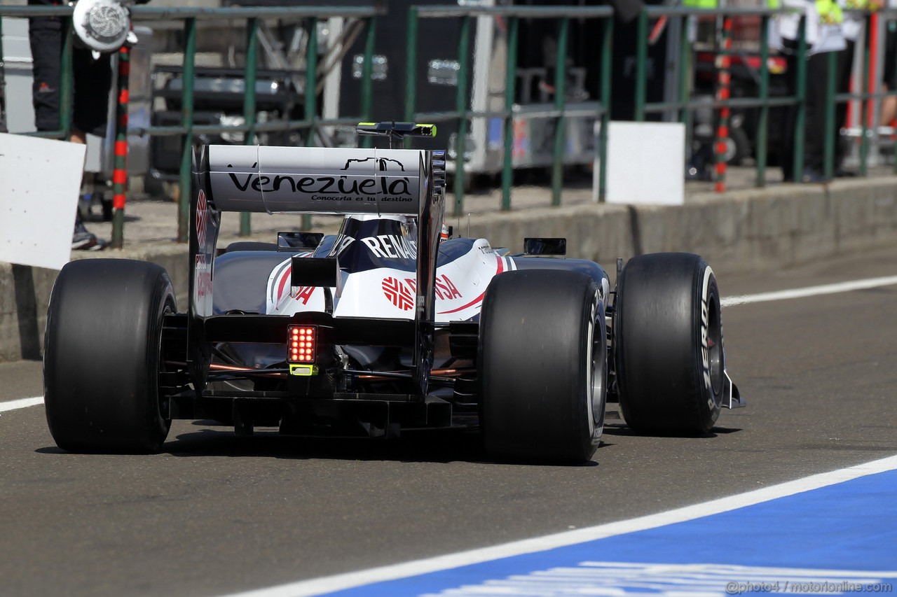 GP UNGHERIA, 27.07.2012- Prove Libere 1, Valtteri Bottas (FIN), Test Driver, Williams F1 Team 