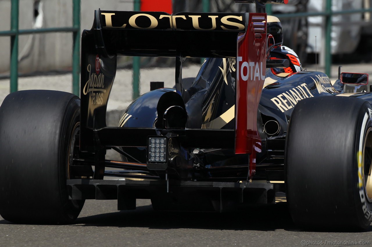 GP UNGHERIA, 27.07.2012- Prove Libere 1,Kimi Raikkonen (FIN) Lotus F1 Team E20 