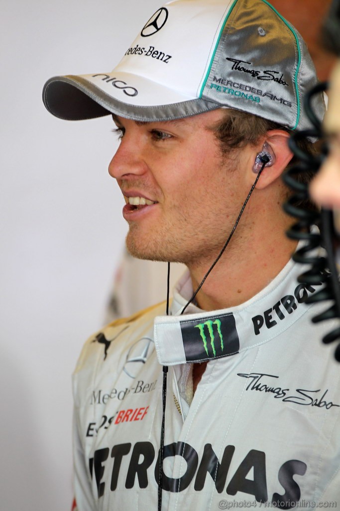 GP UNGHERIA, 27.07.2012- Prove Libere 1, Nico Rosberg (GER) Mercedes AMG F1 W03 