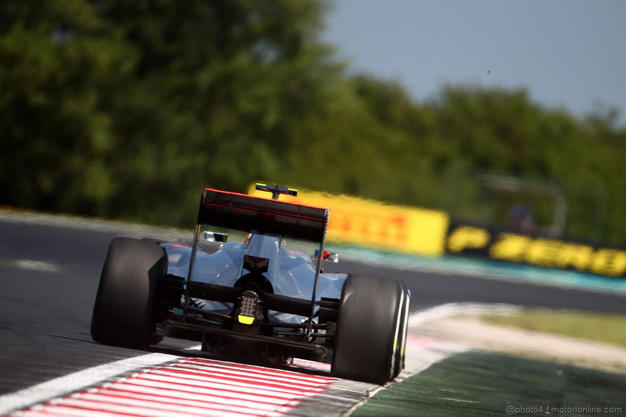 GP UNGHERIA, 27.07.2012- Prove Libere 1, Nico Rosberg (GER) Mercedes AMG F1 W03 