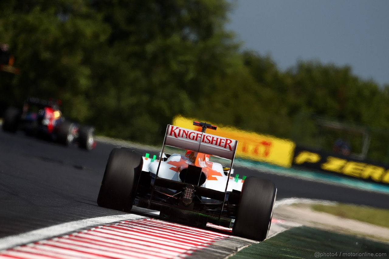 GP UNGHERIA, 27.07.2012- Prove Libere 1, Paul di Resta (GBR) Sahara Force India F1 Team VJM05 