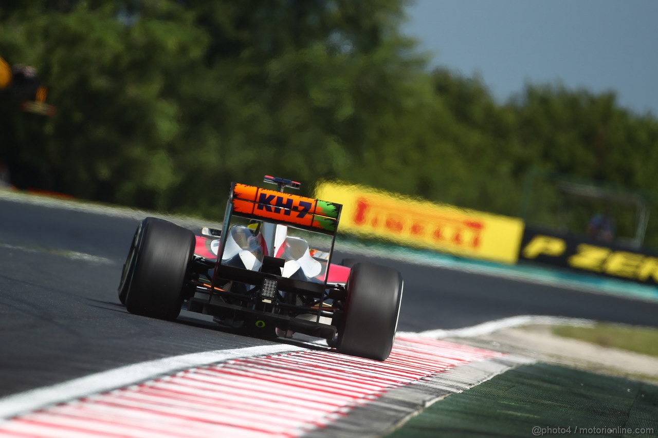 GP UNGHERIA, 27.07.2012- Prove Libere 1,Paul di Resta (GBR) Sahara Force India F1 Team VJM05 