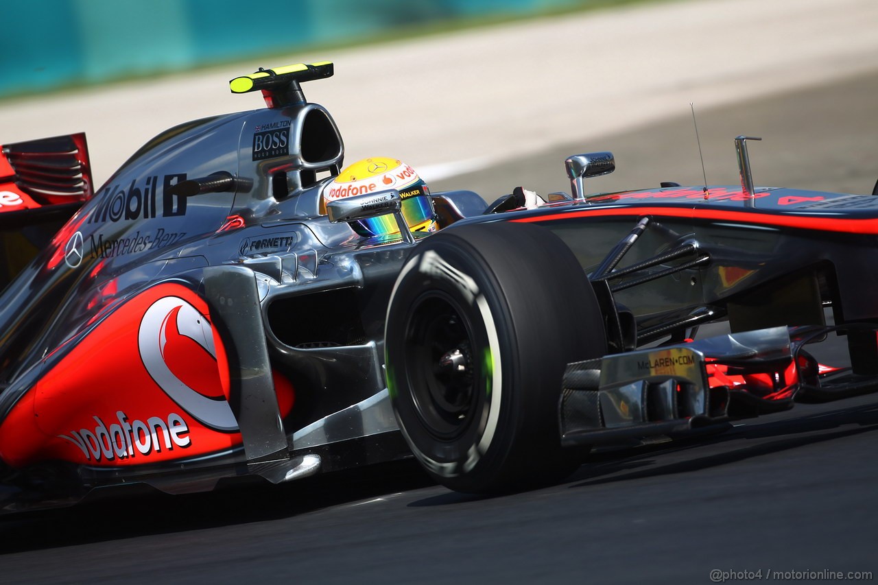 GP UNGHERIA, 27.07.2012- Prove Libere 1, Lewis Hamilton (GBR) McLaren Mercedes MP4-27 