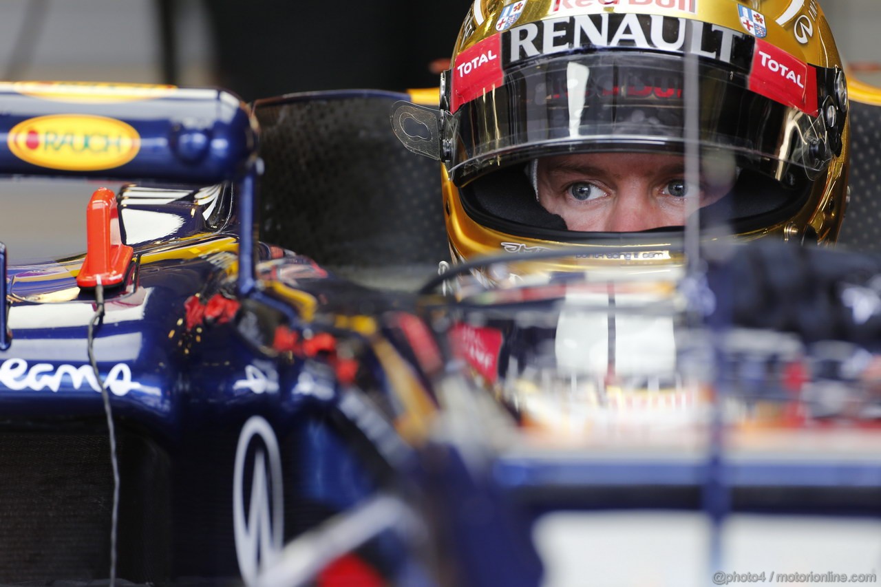 GP UNGHERIA, 27.07.2012- Prove Libere 1, Sebastian Vettel (GER) Red Bull Racing RB8 