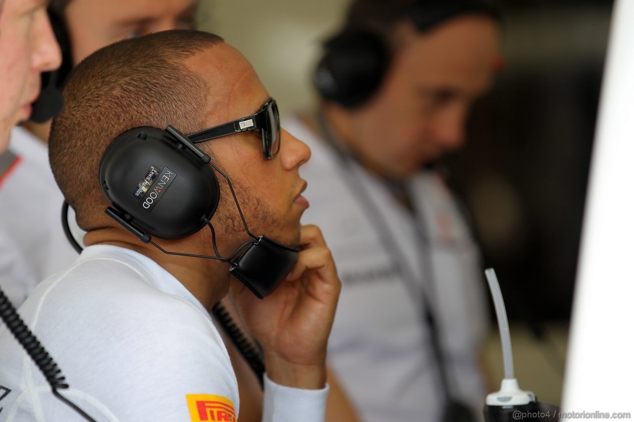 GP UNGHERIA, 27.07.2012- Prove Libere 1, Lewis Hamilton (GBR) McLaren Mercedes MP4-27 