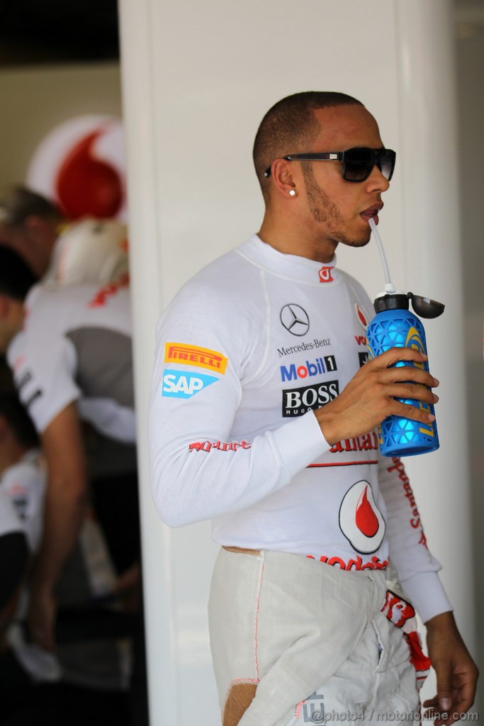 GP UNGHERIA, 27.07.2012- Prove Libere 1, Lewis Hamilton (GBR) McLaren Mercedes MP4-27 