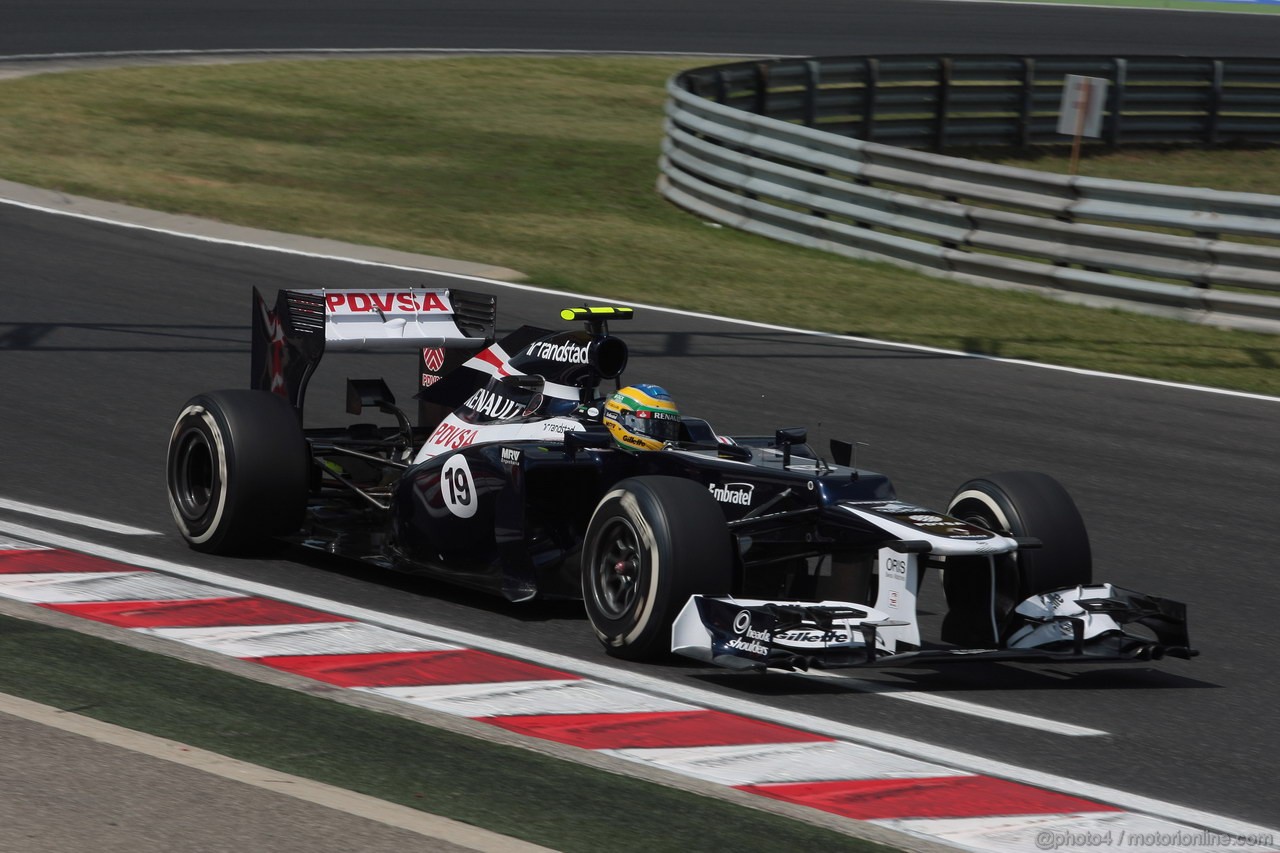 GP UNGHERIA, 27.07.2012- Prove Libere 2, Bruno Senna (BRA) Williams F1 Team FW34 