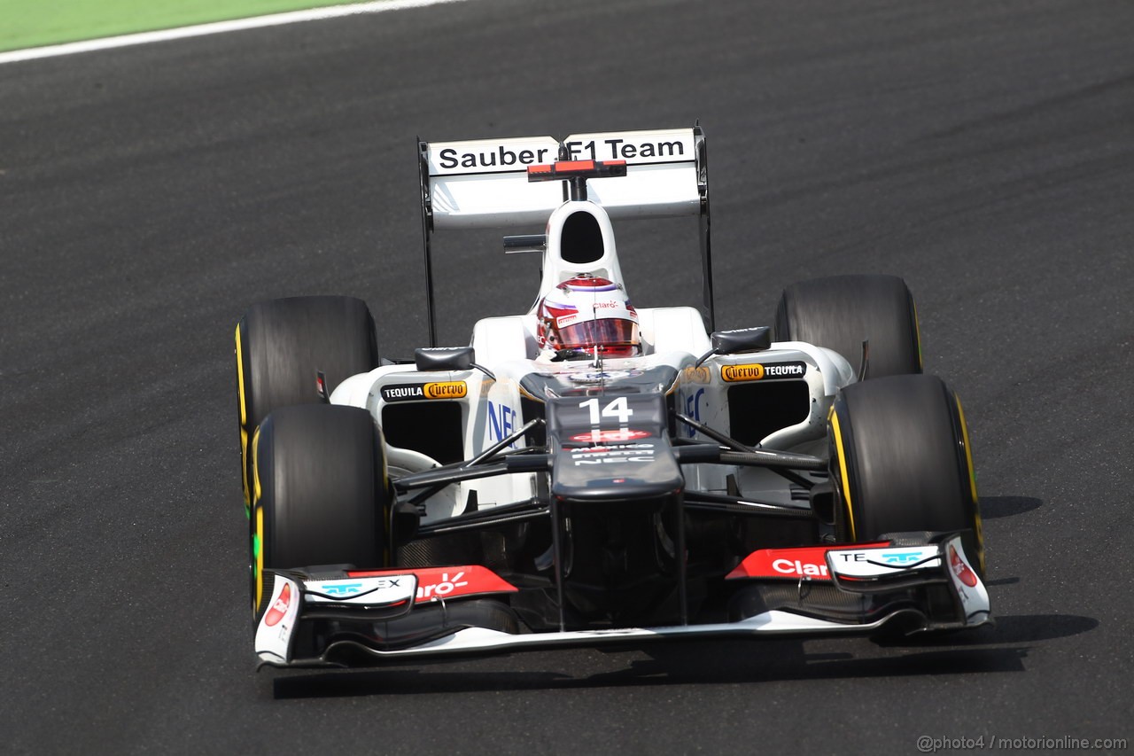 GP UNGHERIA, 27.07.2012- Prove Libere 2, Kamui Kobayashi (JAP) Sauber F1 Team C31 