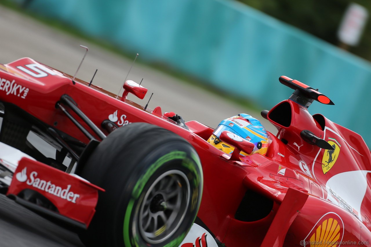 GP UNGHERIA, 27.07.2012- Prove Libere 2, Fernando Alonso (ESP) Ferrari F2012 