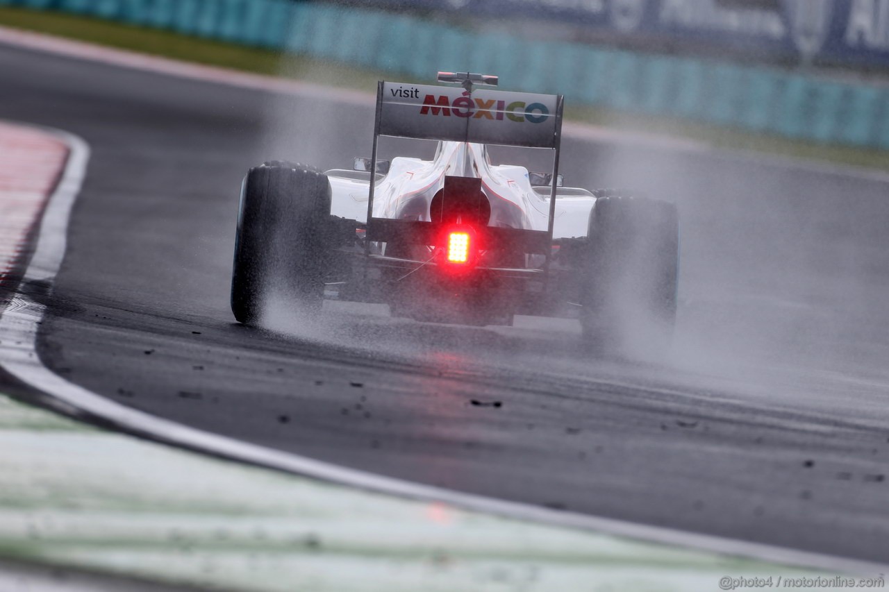 GP UNGHERIA, 27.07.2012- Prove Libere 2, Kamui Kobayashi (JAP) Sauber F1 Team C31 