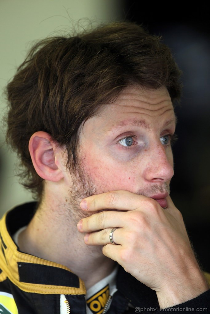 GP UNGHERIA, 27.07.2012- Prove Libere 2, Romain Grosjean (FRA) Lotus F1 Team E20 