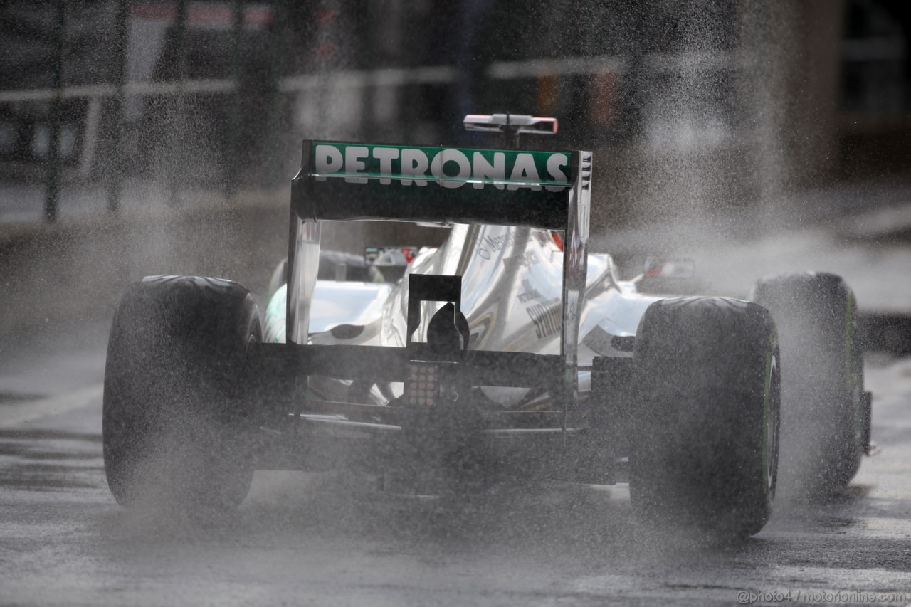 GP UNGHERIA, 27.07.2012- Prove Libere 2, Michael Schumacher (GER) Mercedes AMG F1 W03 