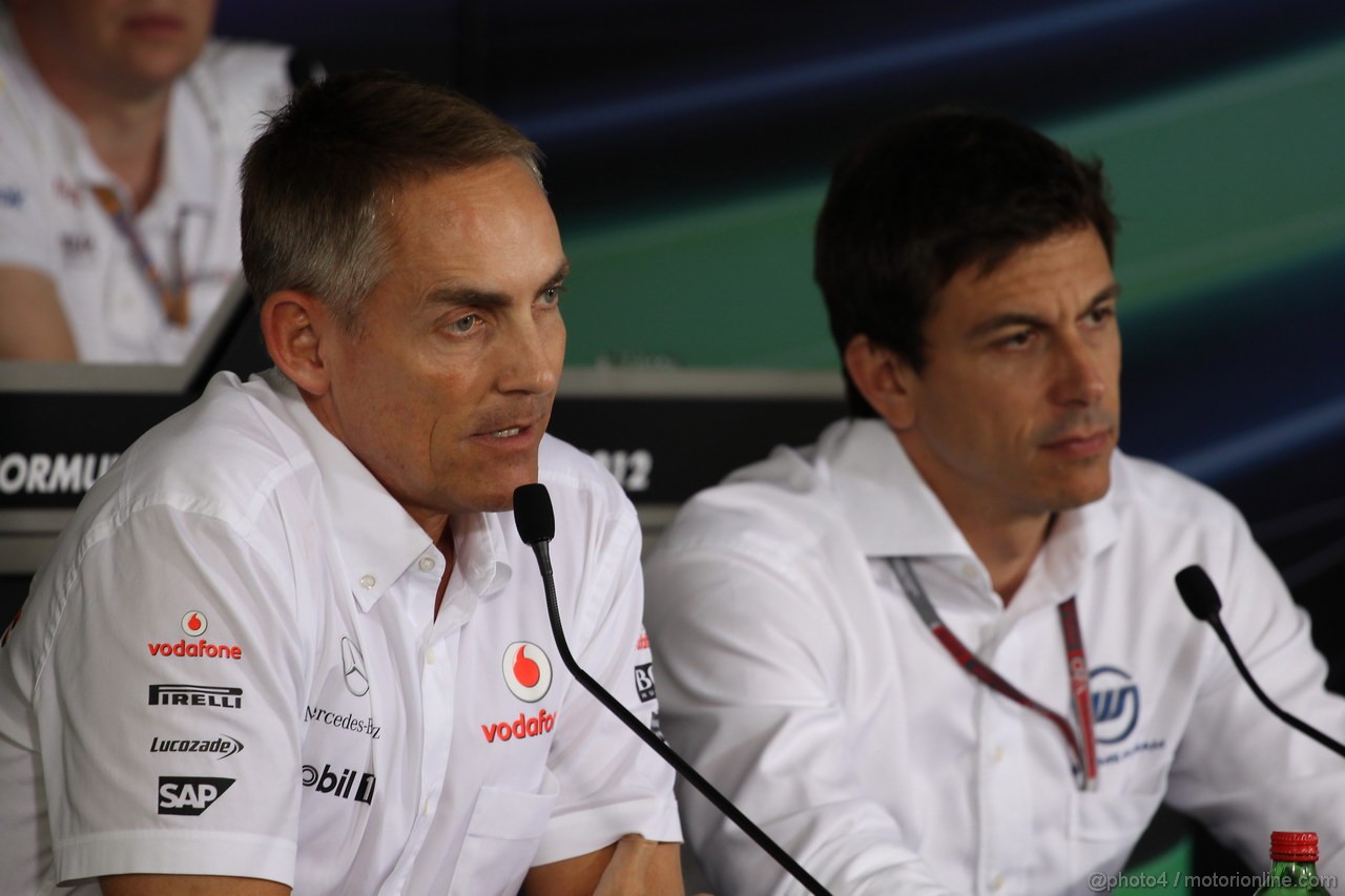 GP UNGHERIA, 27.07.2012- Conferenza Stampa, Martin Whitmarsh (GBR), Chief Executive Officer Mclaren 