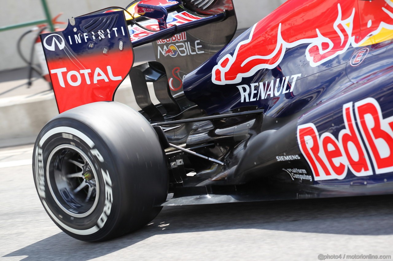 GP UNGHERIA, 27.07.2012- Prove Libere 2,  Red Bull Racing RB8 