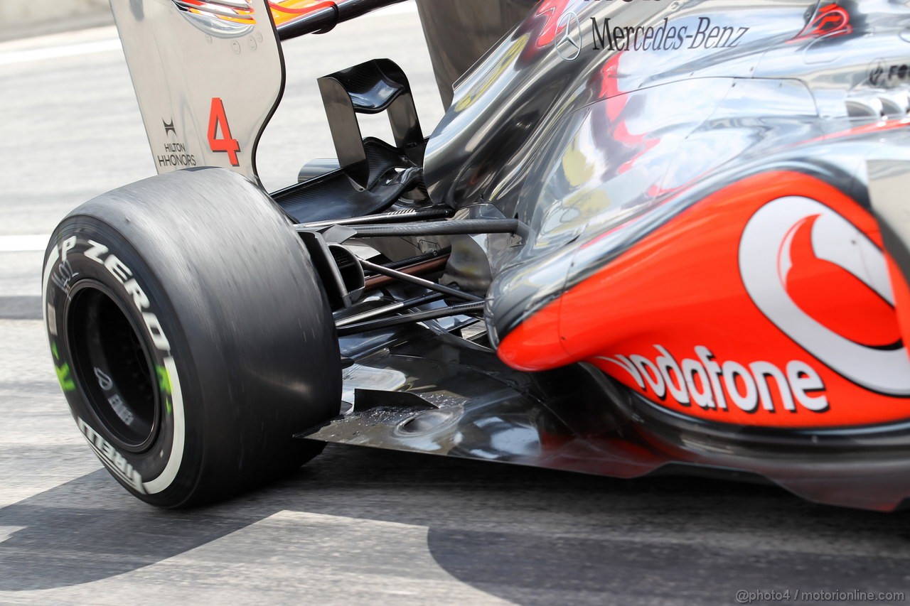 GP UNGHERIA, 27.07.2012- Prove Libere 2, McLaren Mercedes MP4-27