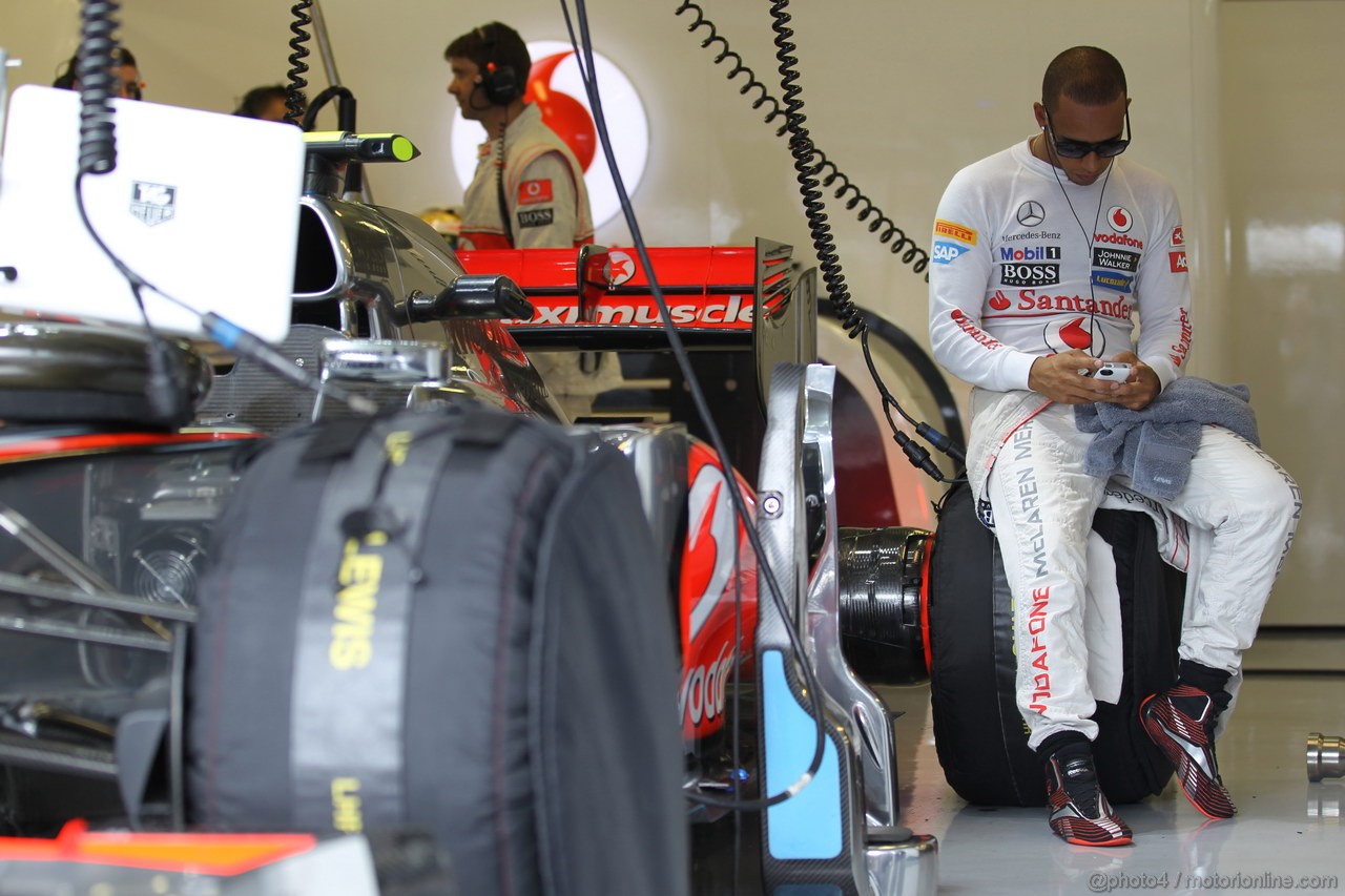 GP UNGHERIA, 27.07.2012- Prove Libere 2, Lewis Hamilton (GBR) McLaren Mercedes MP4-27 