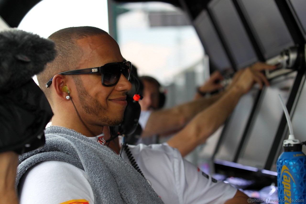 GP UNGHERIA, 27.07.2012- Prove Libere 2, Lewis Hamilton (GBR) McLaren Mercedes MP4-27