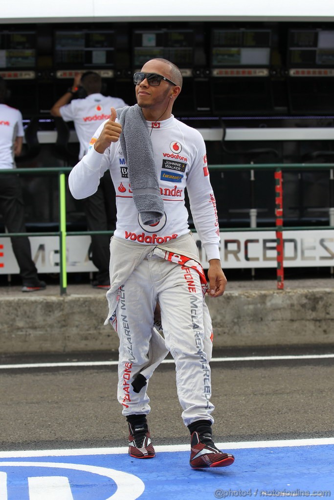 GP UNGHERIA, 27.07.2012- Prove Libere 2, Lewis Hamilton (GBR) McLaren Mercedes MP4-27