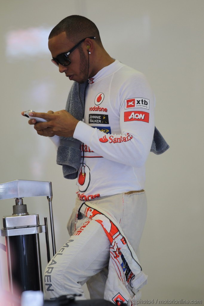 GP UNGHERIA, 27.07.2012- Prove Libere 2, Lewis Hamilton (GBR) McLaren Mercedes MP4-27 