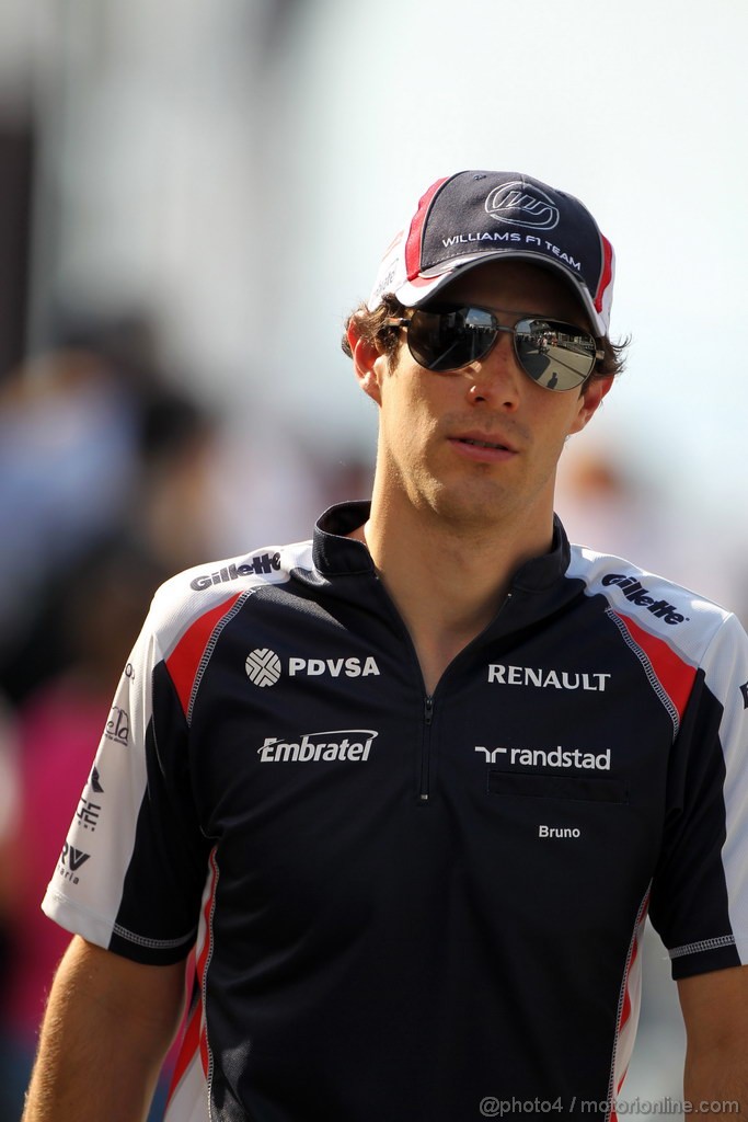 GP UNGHERIA, 27.07.2012- Bruno Senna (BRA) Williams F1 Team FW34 