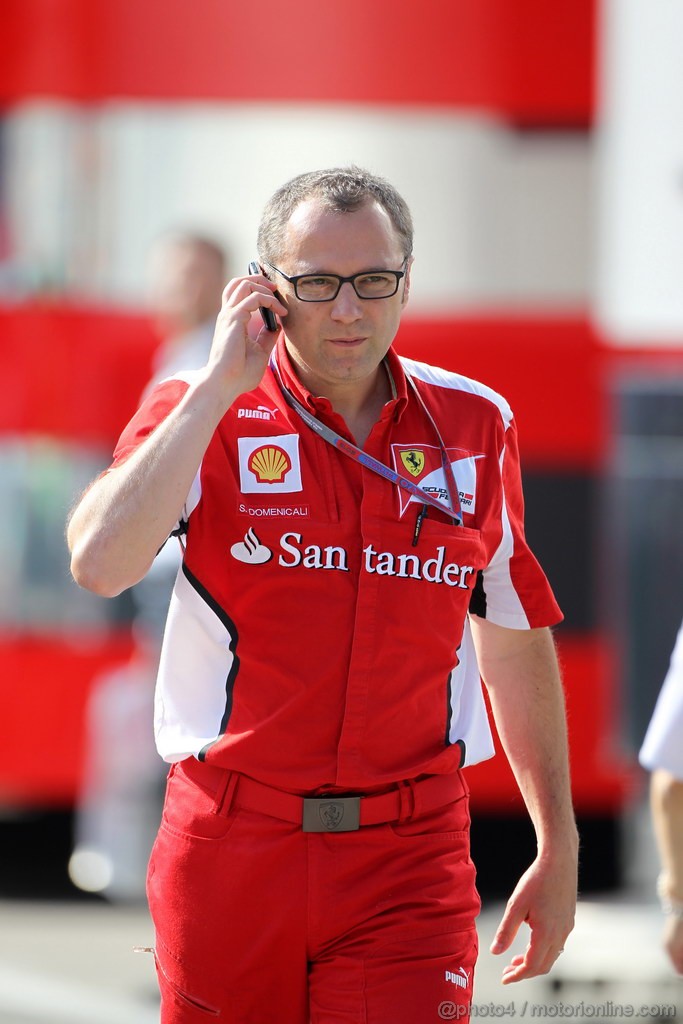 GP UNGHERIA, 27.07.2012- Stefano Domenicali (ITA), Team Principal 