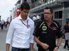 GP UNGHERIA, 27.07.2012- Free Practice 2, Toto Wolff (GER) Williams Non Executive Director e Eric Boullier (FRA), Team Manager, Lotus F1 Team 