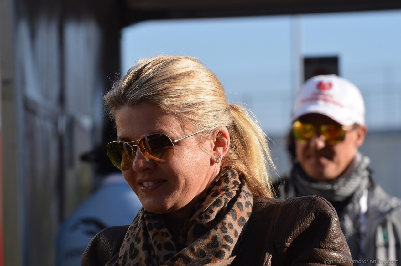 GP USA, 18.11.2012 - Corinna Schumacher (GER),Wife of Michael Schumacher 