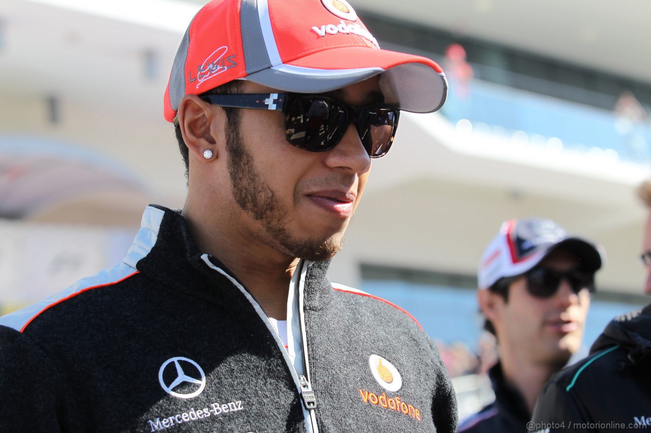 GP USA, 18.11.2012 - Lewis Hamilton (GBR) McLaren Mercedes MP4-27