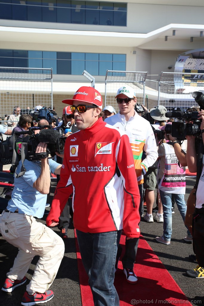 GP USA, 18.11.2012 - Fernando Alonso (ESP) Ferrari F2012