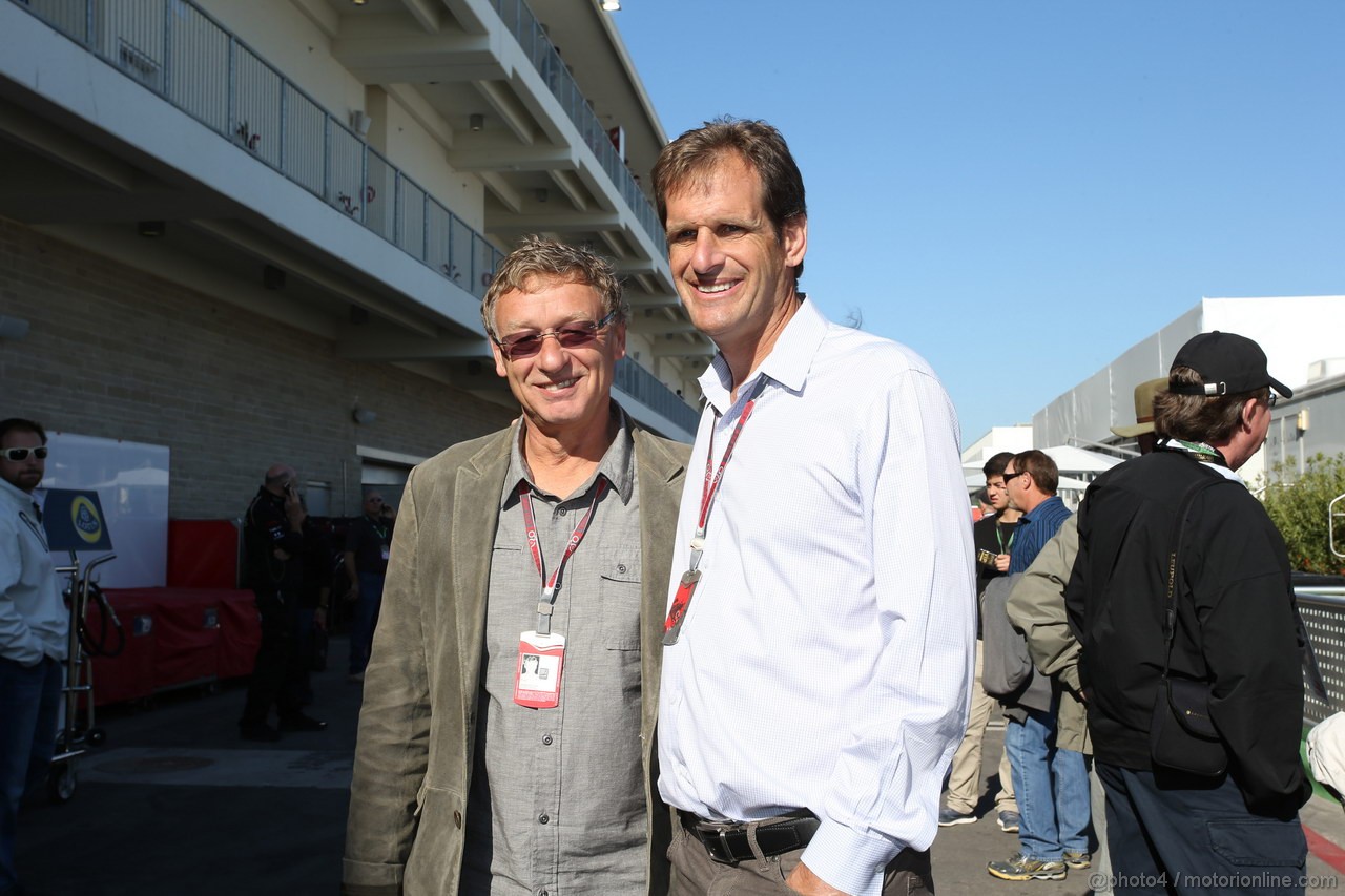 GP USA, 18.11.2012 - Hermann Tilke (GER) Circuit Designer with Bobby Epstein (USA) President of Cota - Circuit of the Americas